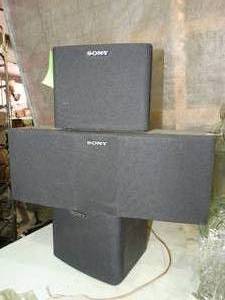 lot 23736 image: 3 Sony Speakers