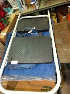 lot 23757 image: Small Folding Step Stool and Misc
