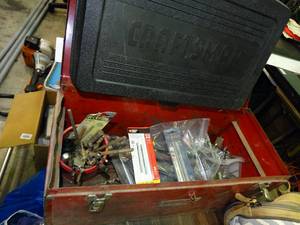 lot 23784 image: Metal Tool Box w Contents and Empty Tool Case