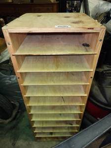 lot 23971 image: Wooden Organizer