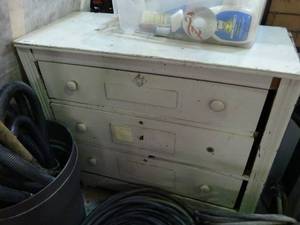 lot 23876 image: Small White Chest of Drawers
