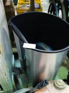 lot 23880 image: Stainless Steel Trashcan with Lid