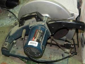 lot 23881 image: Ryobi 14 Metal Cut-Off Machine 3900 RPM