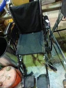 lot 23884 image: Standard Sized Wheel Chair