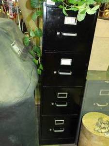 lot 23892 image: Lot of 2 File Cabinets with Misc. Contents