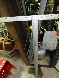 lot 23908 image: Giant Square Large Metal T-Square