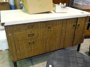 lot 23927 image: Workspace with Storage and Misc. Contents