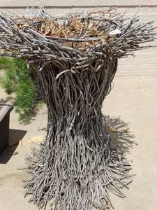 lot 26016 image: Very Interesting Bundled Stick  Large Planter