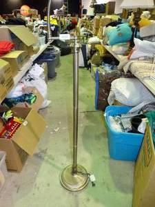 lot 23468 image: Curved Metal Floor lamp