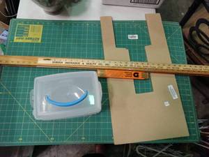 lot 23973 image: Lot of 2 Rotary Craft Mats  Collectible Yard Sticks  Small Storage