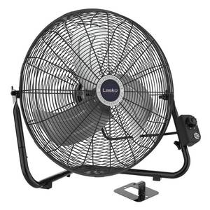 lot 1213 image: Lasko Max Performance 3 Speed Pivoting Floor Utility Fan