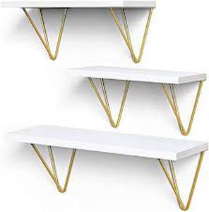 lot 1204 image: Amada Floating Wall Shelves