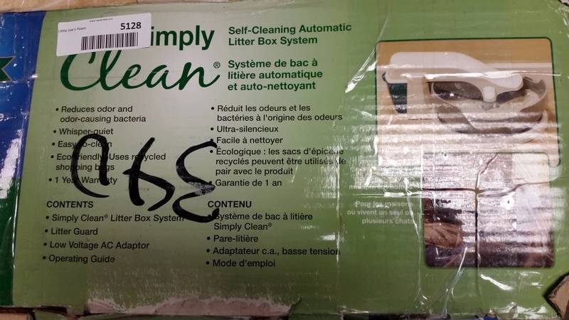 lot 5128 image: Self Cleaning Litterbox