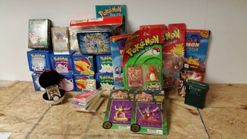 lot 5139 image: Pokemon and Yu GI Oh toys