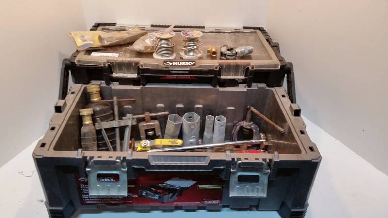 lot 5150 image: Husky Tool Box with Tools
