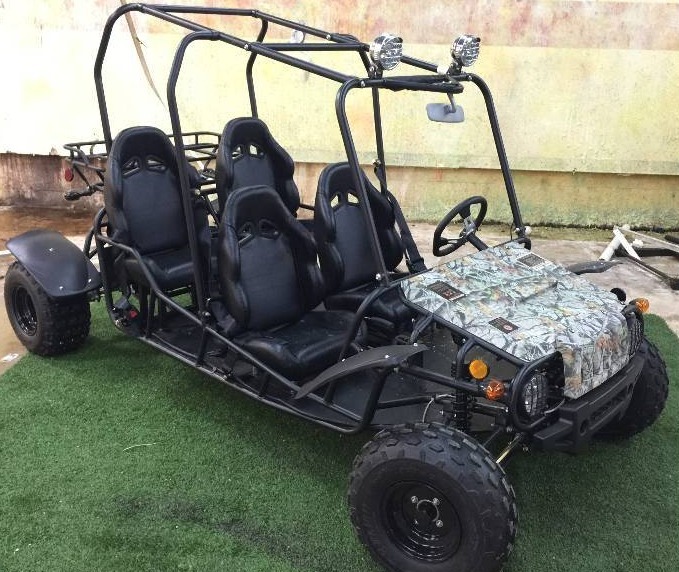 lot 500 image: NEVER DRIVEN  4-PERSON YOUTH GO KART- AUTOMATIC WITH REVERSE
