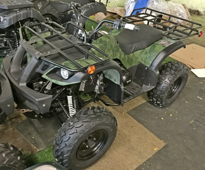 lot 60 image: NEVER DRIVEN  FULL SIZE ATV 150cc Type DX2
