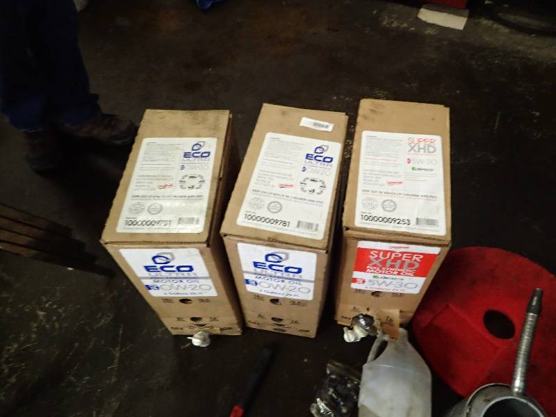 lot 151 image: 6 Gallon Cases of (2) 0w-20 (1) Case of 5w-30