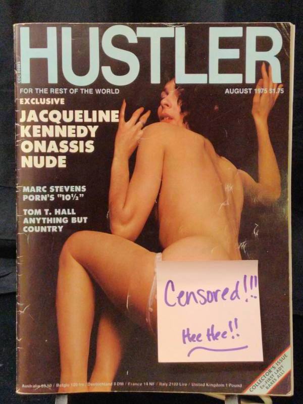 hustler magazine covers from 1975