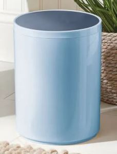 lot 2035 image: Small Blue Trashcan