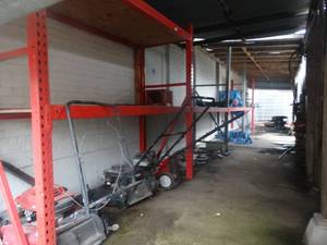 lot 21591 image: Lot of 4 sections of Pallet Racking