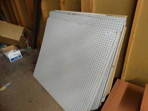 lot 21602 image: Lot of Large Pegboards
