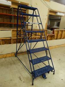 lot 21659 image: Louisville Steel Warehouse Ladder