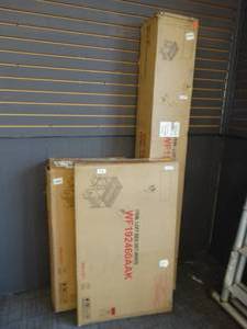 lot 21675 image: White Loft Bed Set in 3 Boxes