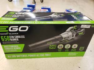 lot 21834 image: Ego 650CFM cordless blower- New in box