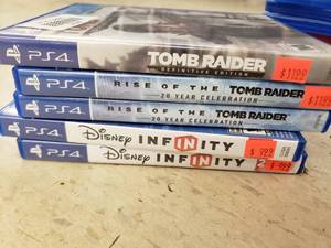 lot 21842 image: 5 PS4 games