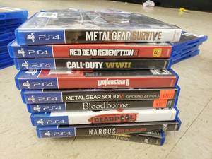 lot 21845 image: 9 PS4 games