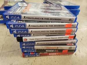 lot 21847 image: 9 PS4 games