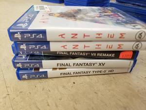 lot 21849 image: 5 PS4 games