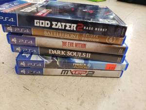 lot 21850 image: 6 PS4 games