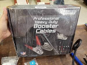 lot 21910 image: Professional Heavy Duty Booster Cables