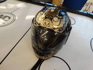 lot 21742 image: IICON Toy XL Motorcycle Helmet