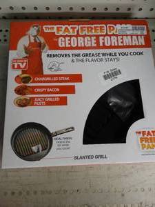 lot 21776 image: George Foreman fat free pan- New