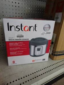 lot 21777 image: Instant pot rice & grain cooker- in box