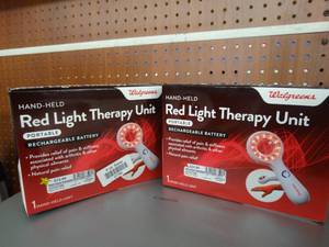 lot 21796 image: 2 red light therapy units- new in box