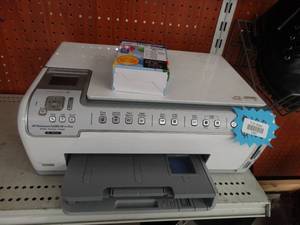 lot 21801 image: HP Photosmart C6280 all in one printer with extra cartridge