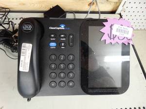 lot 21808 image: Clear Captions phone w screen