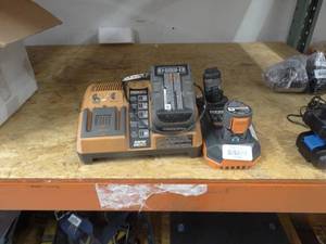 lot 37934 image: Rigid Powerstation and Batteries
