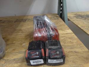 lot 37920 image: Lot of Milwaukee Batteries