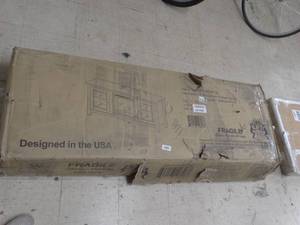 lot 37906 image: Wood Media TV Stand