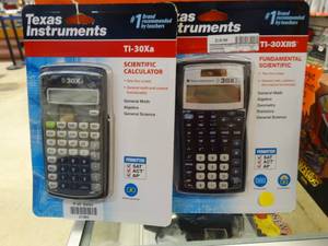lot 21983 image: Lot of 2 Texas Instruments Calculators