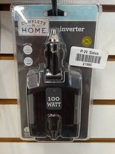 lot 21990 image: 100 Watt Inverter