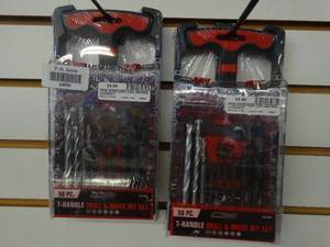 lot 24558 image: Lot of 2 T-Handle Drill and Drive Bit Sets
