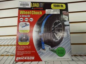 lot 24570 image: Wheel Chock and Strap Kit