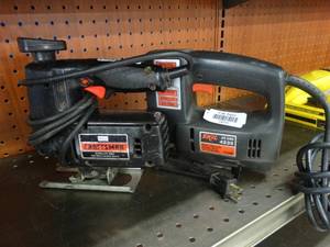 lot 24579 image: Craftsman Scroller Saw and Skil Jig Saw