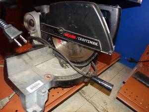 lot 24601 image: Craftsman Power Miter Saw